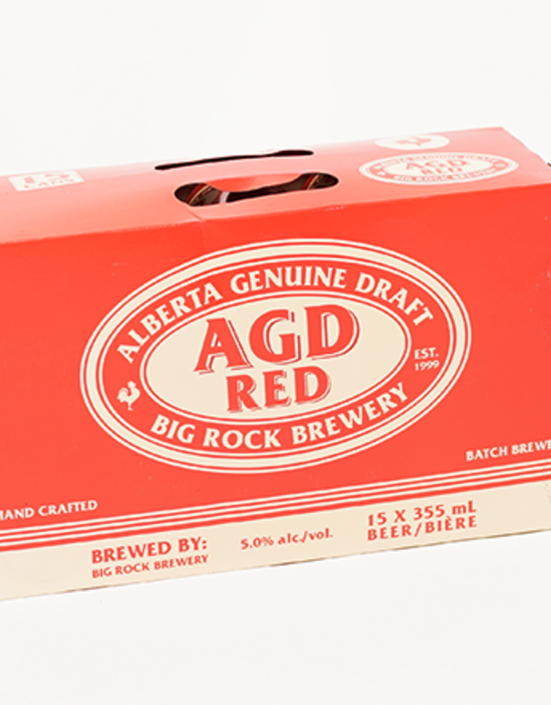 Big Rock Brewery AGD Red Lager - 15 Pack (ON)