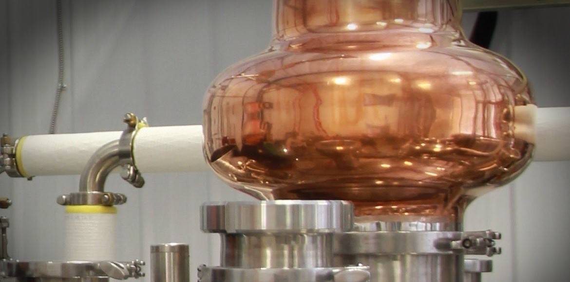 <h2>Small batch distilled </h2> <p>Our spirits are all double-distilled using both a pot still and a column still. This gives us fine control over the flavors in our spirits, which are then used as a base for our final products.</p>