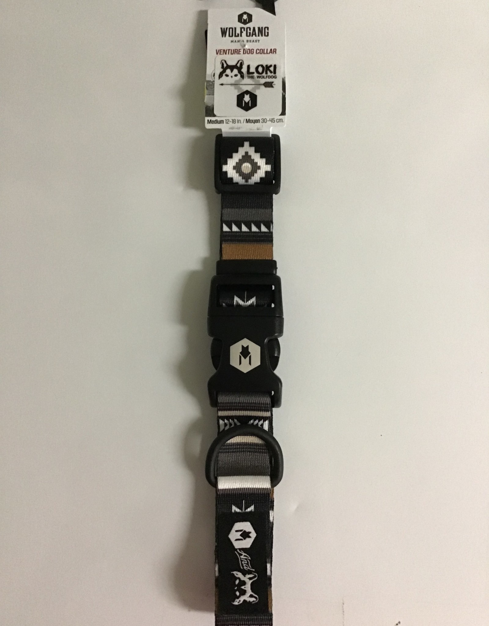 loki wolf dog collar