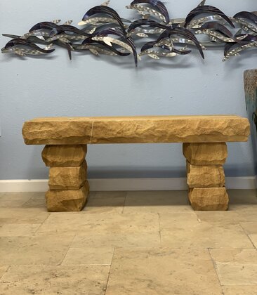 COPPER SANDSTONE BENCH
