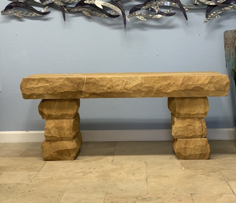 COPPER SANDSTONE BENCH
