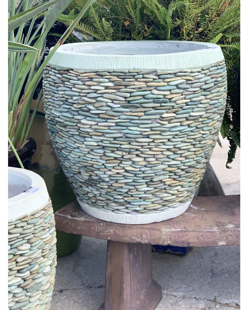 NAPLES PEBBLE PLANTER MEDIUM J PotteryScapes
