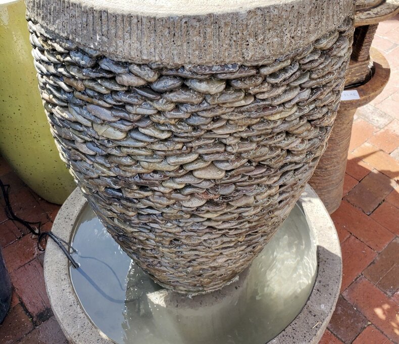 Pebble Tall Jar Fountain Small N