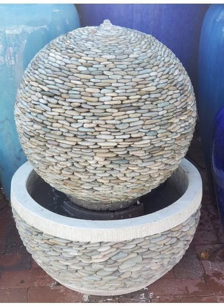 Pebble Sphere Fountain Jade