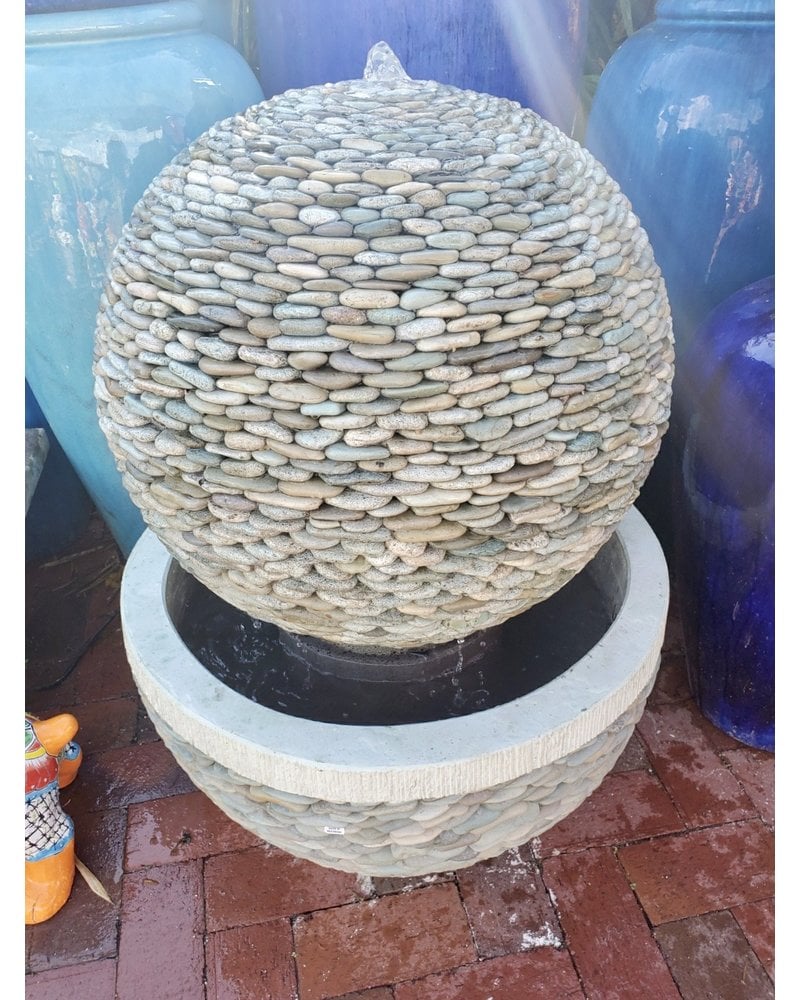 Pebble Sphere Fountain Jade