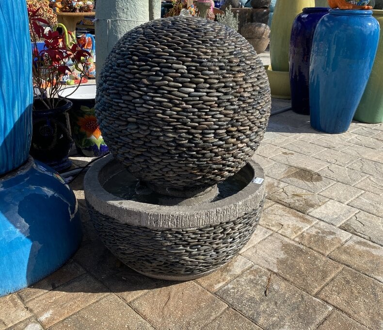 Pebble Sphere Fountain N