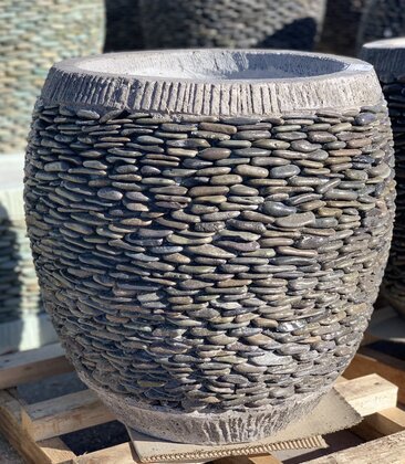 Pebble Planter Small Natural Stone