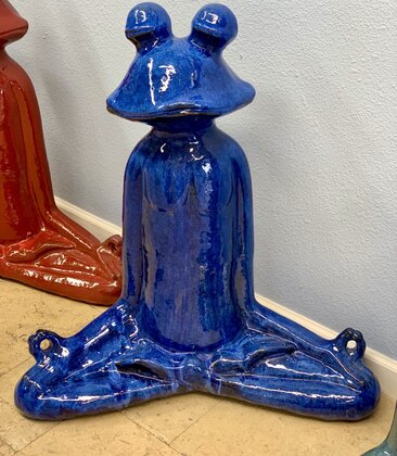 Zen Meditation Frog XLarge Cob
