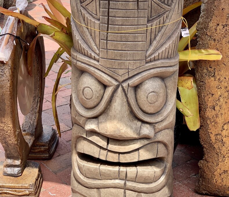 36" ISLAND TIKI FACE 105 LBS