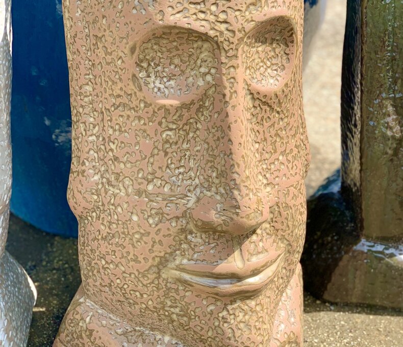 Rapa Nui Head Planter  Large AC