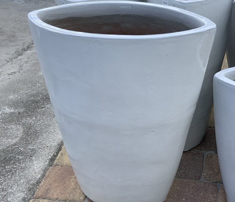 Premium Barcelona Tall Oval Planter Large  W