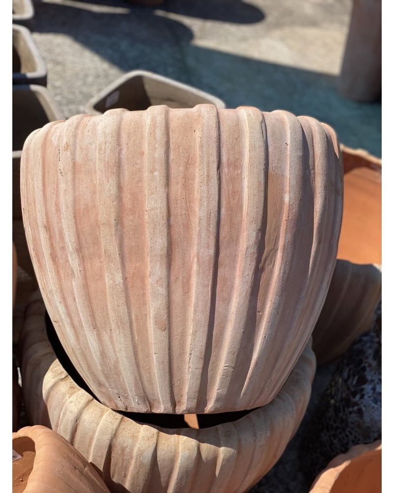 Terracotta Scalloped Decor Planter SM