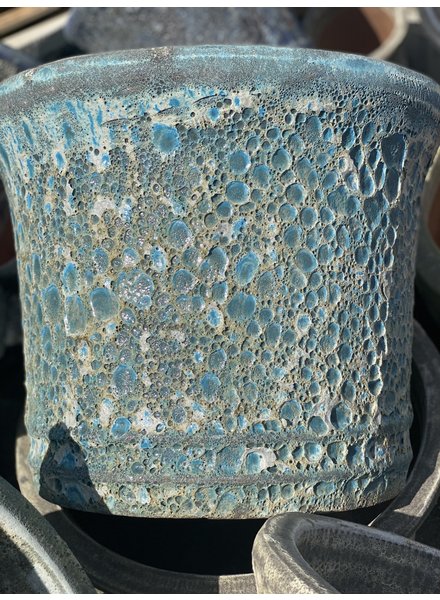 Textured pot, messed it up glaze 😔 : r/Pottery