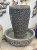 Natural Pebble Tall Jar Fountain Lage N
