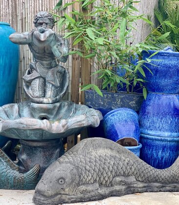 Giant Koi Statuary BG 130lbs