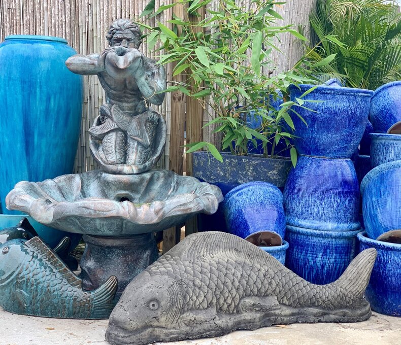 Giant Koi Statuary BG 130lbs