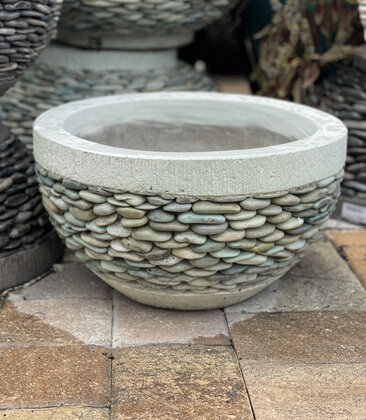 Botanical Bowl Pebble Planter Small J