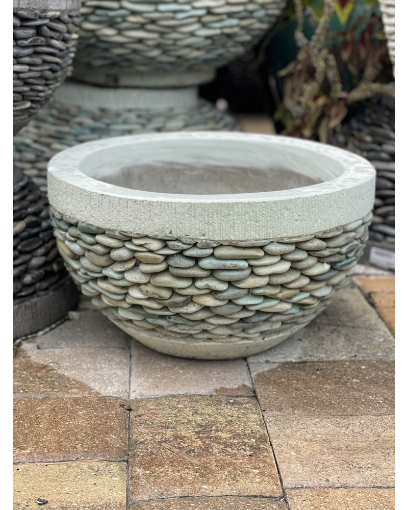 Botanical Bowl Pebble Planter Small J