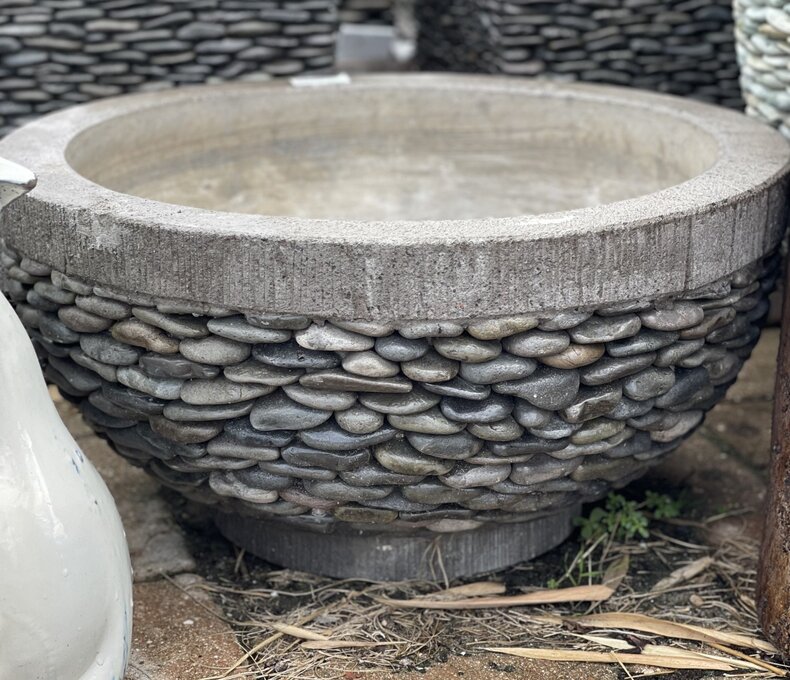 Botanical Bowl Pebble PLanter Medium N