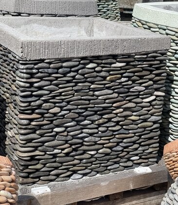 Cube Pebble Planter Large N