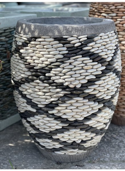 PEBBLE PLANTER LARGE N - PotteryScapes