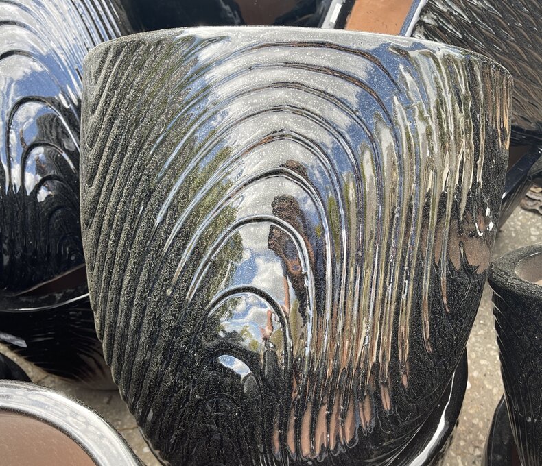 Premium Lido Key Swirl Planter Large GB