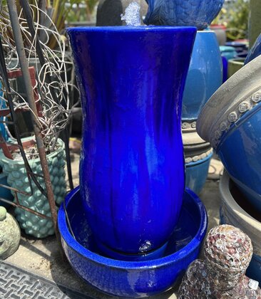 Kev Jar Fountain with Base  FB