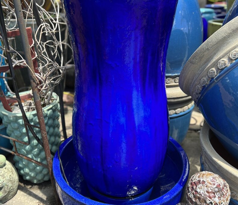 Kev Jar Fountain with Base  FB