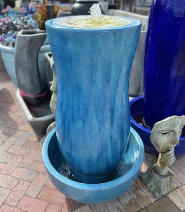 Kev Jar Fountain with Base  FAC