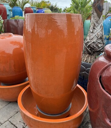 Drum Fountain W/ Bowl OR