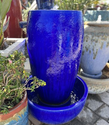 Drum Fountain with Double Bowl  FB