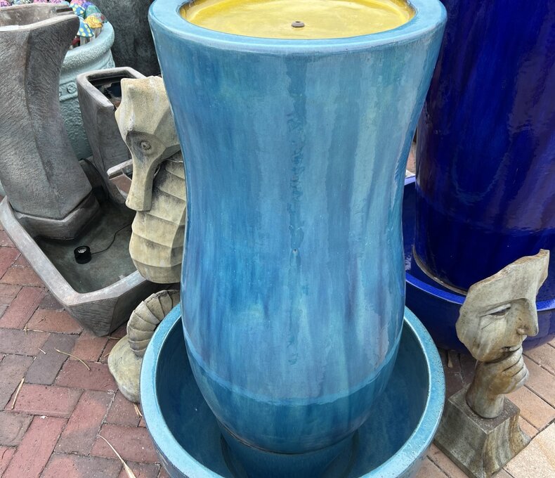 Kev Jar Fountain with Base  FAC