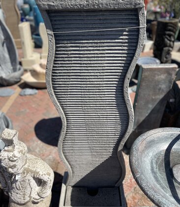 Tall Curved Wall Fountain OS