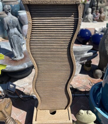 Tall Curved Wall Fountain BS