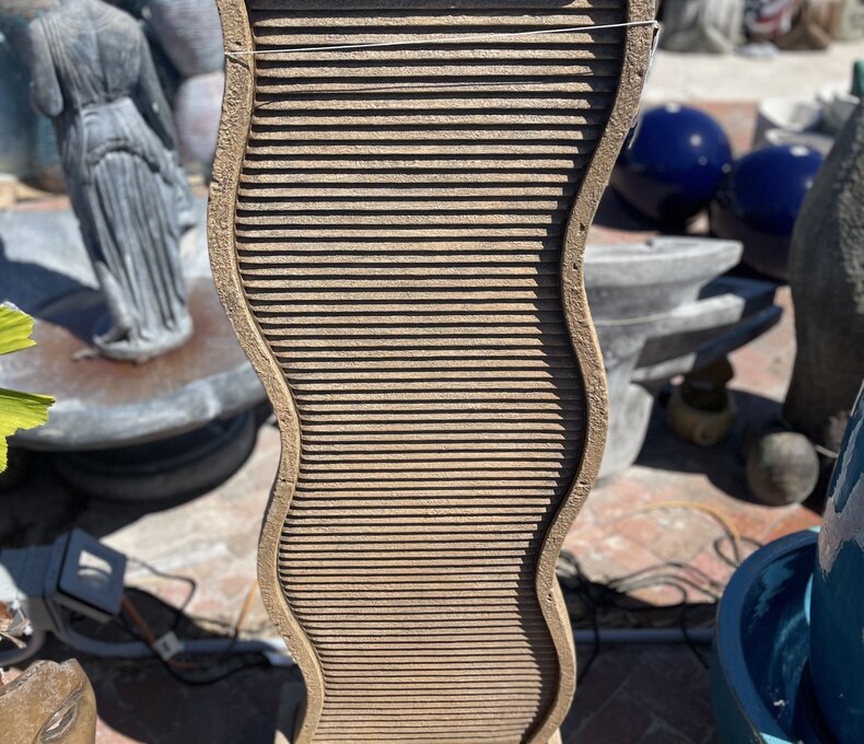 Tall Curved Wall Fountain BS