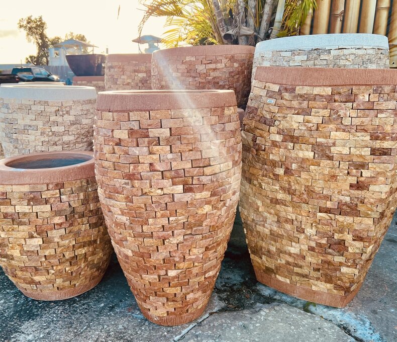 Saint Armands Slate Planter Medium R