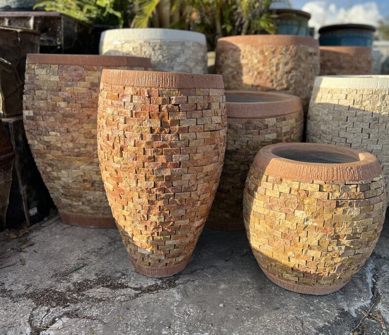 Saint Armands Slate Planter Medium R