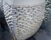 Milan Tall Rounded Square Pebble Planter Small W