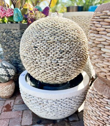 Pebble Sphere Fountain W