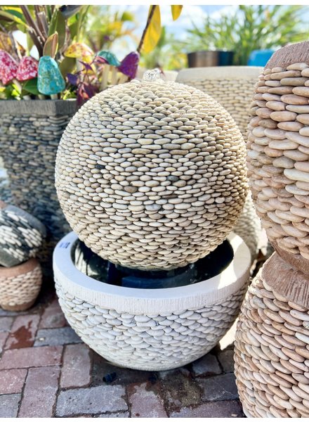 Pebble Sphere Fountain W