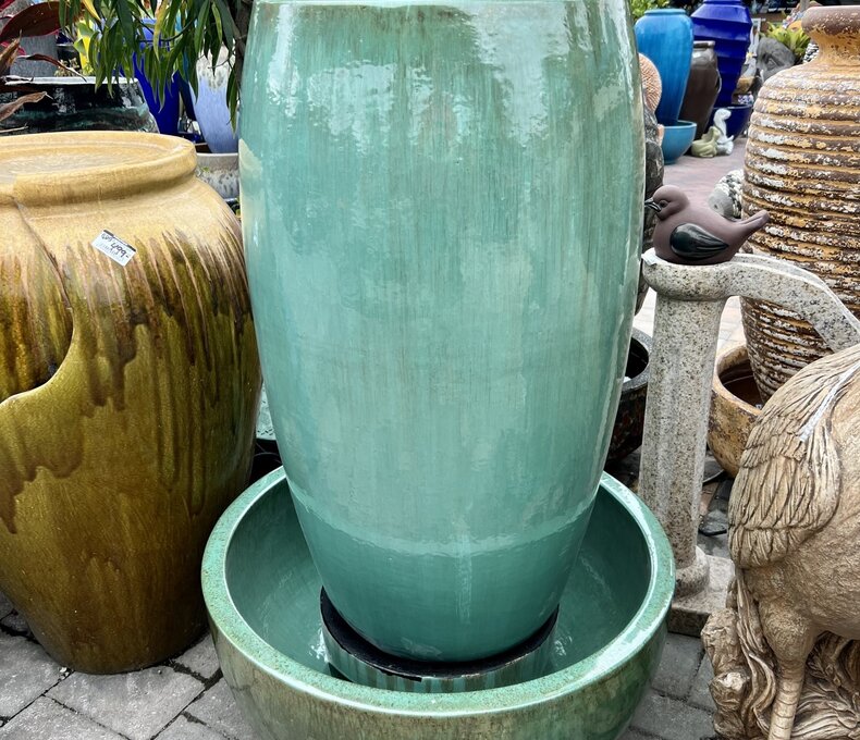 Drum Fountain W/ Bowl GS
