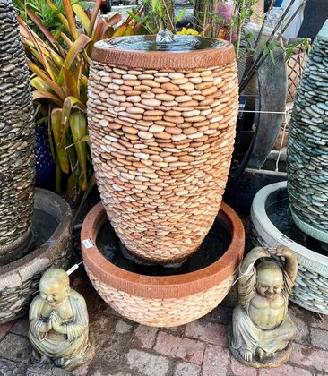 Tall Barrel Fountain Medium R