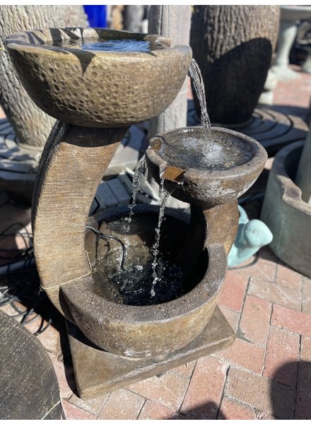 WaterFall Two Bowl Fountain RL 220lbs