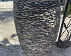 Tall Pebble Barrel Planter Small