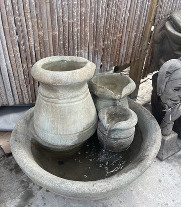 Cascading Urns Fountain RF 532 lbs