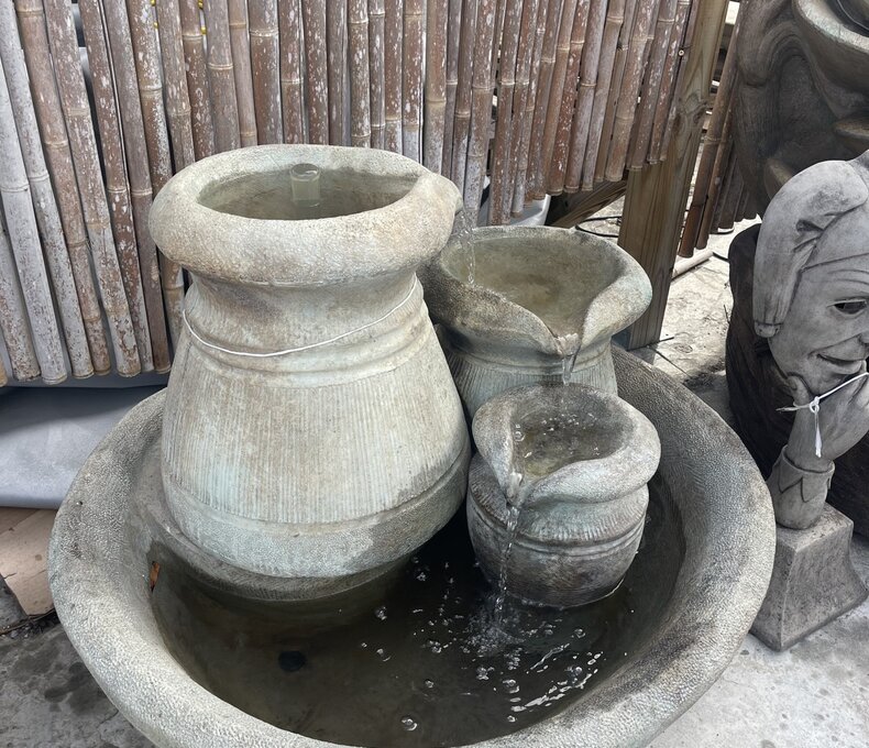 Cascading Urns Fountain RF 532 lbs