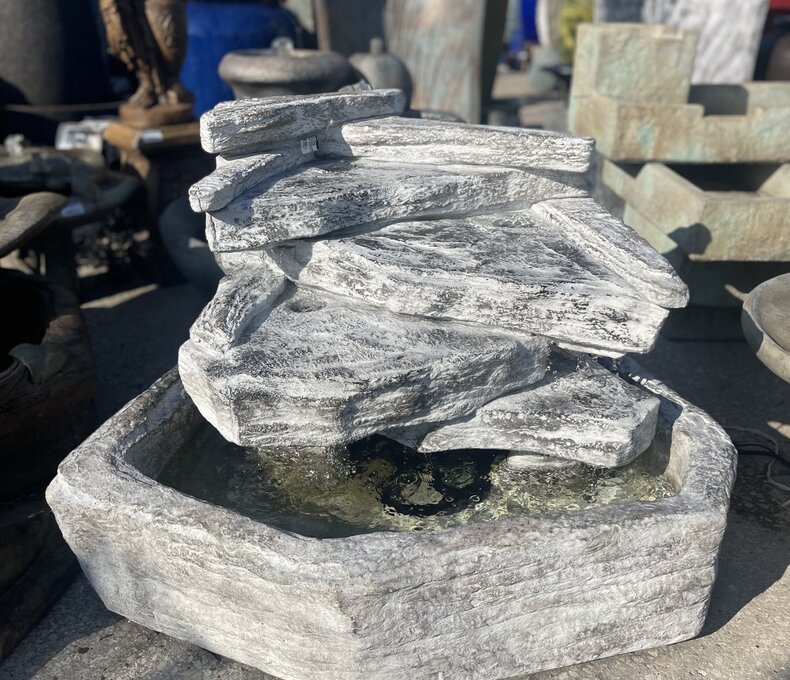 Slate Stacked Fountain FM