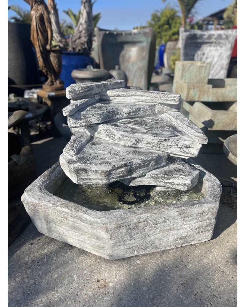 Slate Stacked Fountain FM