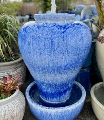 Premium Sarasota Glazed Fountain Large FB