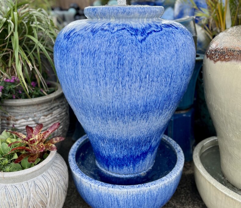 Premium Sarasota Glazed Fountain Large FB